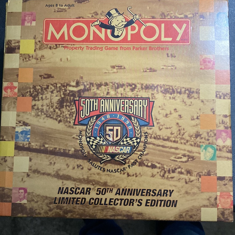 NASCAR Monopoly 50th Anniversary Limited Collector’s Edition Board Game